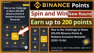 Spin to Win Binance Points || How to participate and get reward points
