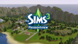 We Created Pleasantview in The Sims 3! Original Map ~ Populated