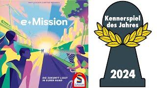 Kennerspiel des Jahres 2024: „e-Mission“