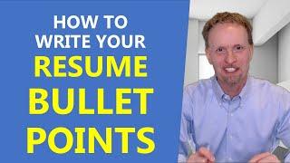 How to Write Resume Bullet Points: An Easy-to-Follow Tutorial