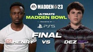 Madden 23 | Henry vs Dez | MCS Ultimate Madden Bowl Final | The Ultimate Showdown!