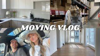 MOVING VLOG: move in day, home reno updates & home decor