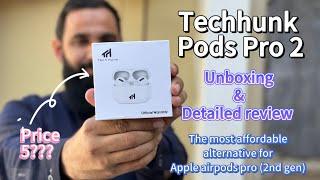 Alternate For Airpods Pro 2nd Gen | TH PODS PRO 2 By Tech Hunk | Active Noise Cancellation | #audio