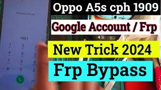 oppo a5s | frp bypass | google unlock | new solutions  2024