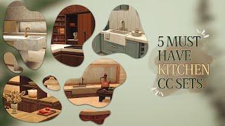 5 must have kitchen CC sets {with links!}