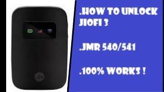 [ TUTORIAL ] HOW TO UNLOCK JIOFI 3 JMR 540/541 [ XDA DEVELOPERS ] 2021 100% WORKING