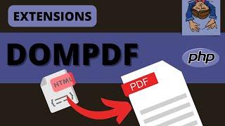 DOMPDF - Tutorial - Von HTML zu PDF mit PHP (Insallation, CSS, Page-Break, Download, Server)