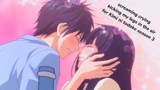 screaming crying kicking my legs in the air for kimi ni todoke season 3