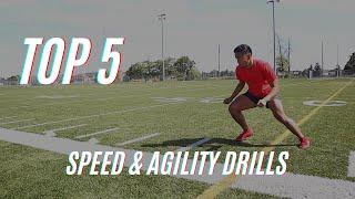 5 Speed and Agility Drills For Athletes | Improve Your Change Of Direction Speed & Reaction