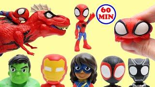 Spidey And His Amazing Friends Adventures | 1 Hour Of Superhero Toy Videos For Kids