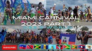 Miami carnival parade 2023 the stage part 1  #carnival #costumes #carnival2023 #miamiparade #soca