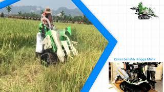 Mesin Ketam Padi Mini - Mini Combine Harvester