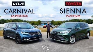 FAMILY FIGHT! -- 2024 Toyota Sienna vs. 2024 Kia Carnival: Comparison