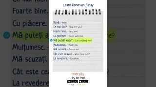 Learn Romanian Easily