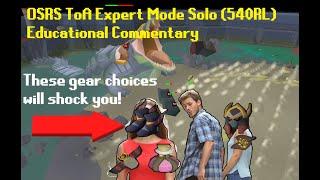 OSRS ToA Expert Mode Solo (540RL in 31:46) Educational Commentary - 25m+/h, Revolutionary Tech