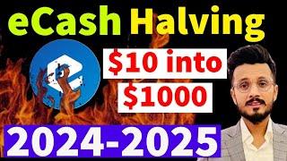 eCash halving Price $10 into $1000 || इस बार Bitcoin $90000 पार || Saga Coin Update 