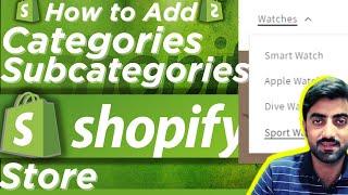 How to Add Categories and Subcategories in Shopify