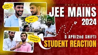 JEE Mains Session 2 2024 : 5th April 2024 | Shift - 2nd Students Reaction