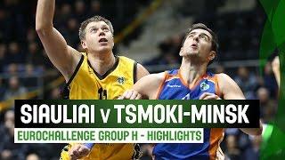 BC Siauliai (LTU) v Tsmoki-Minsk (BLR) – Full Game - Regular Season – 2014-15 EuroChallenge