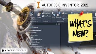 Autodesk Inventor 2021 What's New (FINALLY, A DARK THEME! **sunglasses advised**)