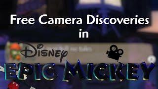 Free-Camera Discoveries in Epic Mickey