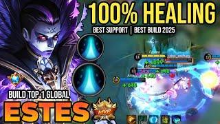 ESTES BEST BUILD 2025 | BUILD TOP 1 GLOBAL ESTES GAMEPLAY | MOBILE LEGENDS