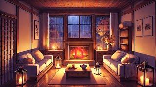 taking a nap in room [cozy fireplace ASMR] Sleeping, Studying with Howl's Moving Castle Ambience #2