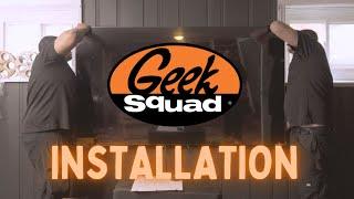 The Geek Squad installed my new tv. Here's what happened.
