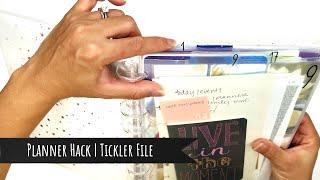 Planner Hack DIY | Tickler File System Using the GTD Method