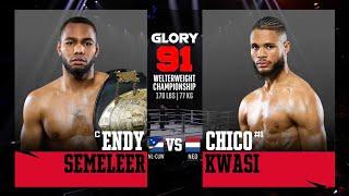 Endy Semeleer v Chico Kwasi | GLORY 91 Paris