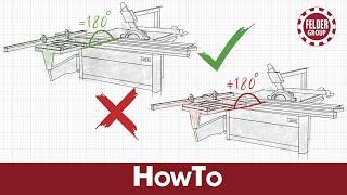 Felder®HowTo Выравнивание расширительного стола