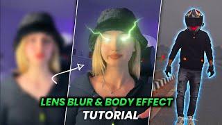 lens blur | body effect video editing app | capcut  video editing 2023 | lens blur video editing