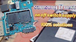 Samsung j7 next on off switch supply jumper solution || Abhinay mobile