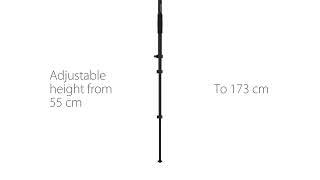 Telescopic pole TS180 for GNSS receivers