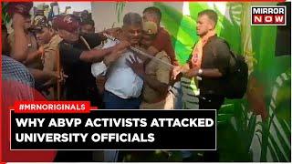 Gorakhpur University News | ABVP Activists Attack Officials, Cops | Detained By Police | Latest News