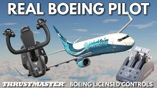 Real Boeing Pilot | Thrustmaster TCA Boeing Yoke and Throttle | First Look and Impression