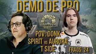 [PT] CS 2 -  zorlaK Analisa: PoV DONK - SPIRIT vs AURORA - ANCIENT (T-SIDE) [Demo de Pro]