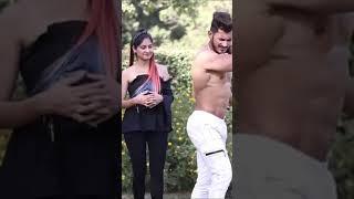 Sam Khan prank with girls || sam khan prank video || Sam Khan shirtless video || # shorts