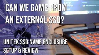 External SSD for gaming? |  SSD NVMe Enclosure install + setup