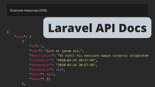 How to Quickly Generate Laravel API Documentation