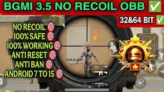 3.5 NO RECOIL OBB ️| BGMI 3.5 NO RECOIL CONFIG | BGMI 3.5 AIMBOT NO RECOIL OBB