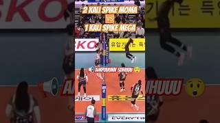 Moma Minta Ampun Ke Mega  2 Kali Spike Nya Kalah Hanya Dengan 1 Kali Spike Mega #megawatihangestri