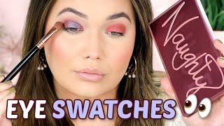 Eye Swatches! HUDA Beauty Naughty Nude Palette