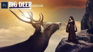 Big Deer Photo Manipulation Tutorial | Photoshop Imagination