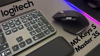 Logitech MX Keys S Combo | MX Keys S Tastatur | Master 3S Maus | Erste Eindrücke  [Homeoffice  + ]