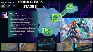 league of legends swarm map 3 clear tutorial with leona