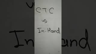 CTC vs In-hand Salary