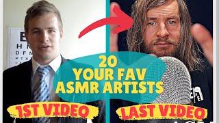 ASMR  First and Last videos of your fav ASMR Artists  5k special!