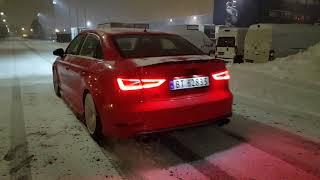 Audi s3 8v mtm stage 1 launch control on snow