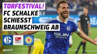 FC Schalke 04 - Eintracht Braunschweig | 2. Bundesliga Tore und Highlights 1. Spieltag